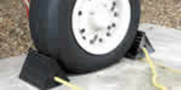 Rubber Wheel Chocks king air, c90, casna-II, Pilatus P-C-12